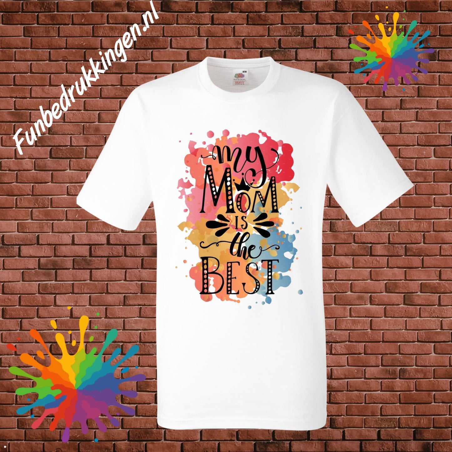 🌸 Moederdag Cadeau met Betekenis – “My Mom is the Best” T-shirt